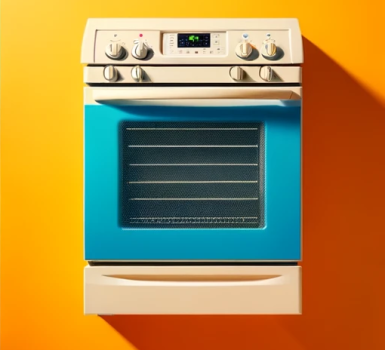 DALL·E 2023-12-30 17.58.34 - A square photo divided into four sections. Section 1 A kitchen faucet against a vibrant yellow background. Section 2 An American electrical outlet o - Copy